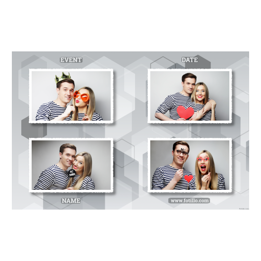 biznes + sześciokąty + 417 biały z tekstem