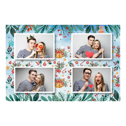 Dzwoneczki świąteczne + dekoracje + 417 biały Dzwoneczki świąteczne + dekoracje + 417 biały