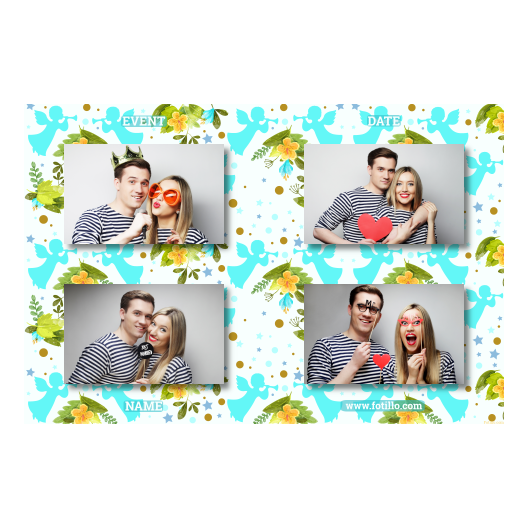 Pierwsza Komunia Święta + Kwiaty, anioły + 417 brak ramki z tekstem Pierwsza Komunia Święta + Kwiaty, anioły + 417 brak ramki z tekstem