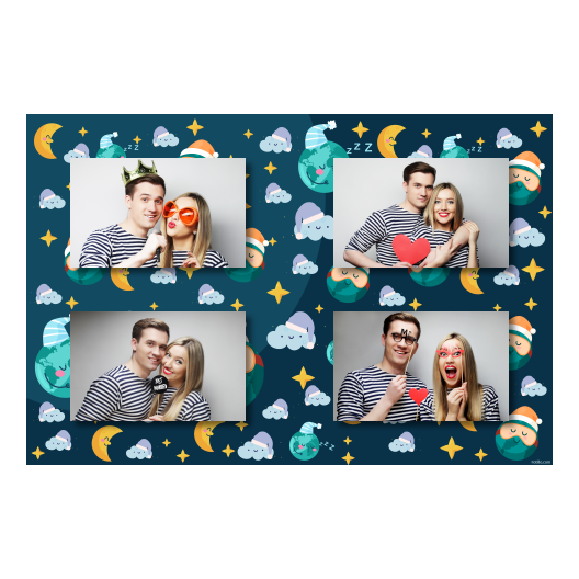 Napping Day + stars + 417 no frame