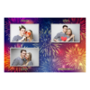Tło sylwestrowe + fajerwerki + 418 z tekstem Tło sylwestrowe + fajerwerki + 418 z tekstem