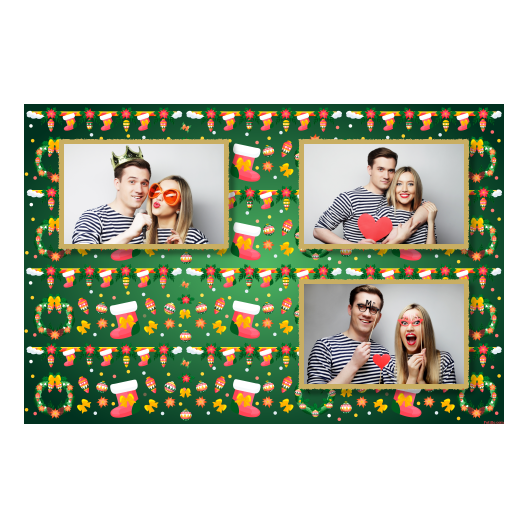 Boże Narodzenie + kwiaty i bombki + 419 złoty Boże Narodzenie + kwiaty i bombki + 419 złoty