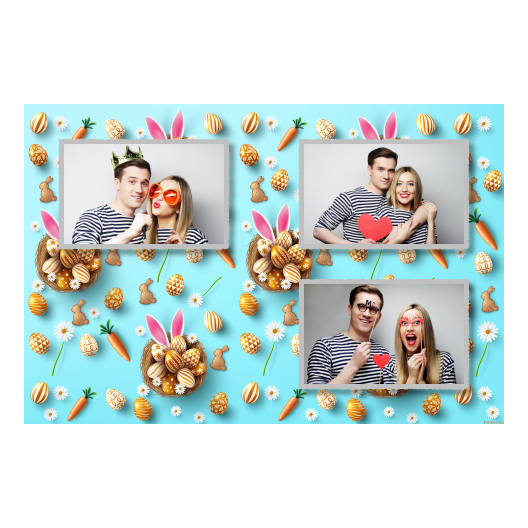 Easter Bunny + easter eggs + 419 silver