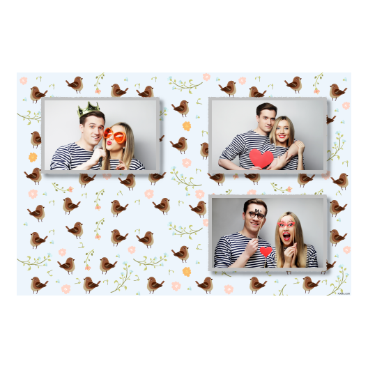 Sparrow Day + flowers + 419 silver