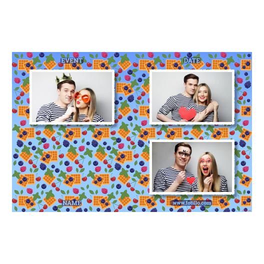 Dzień Gofra + owoce + 419 biały z tekstem Dzień Gofra + owoce + 419 biały z tekstem