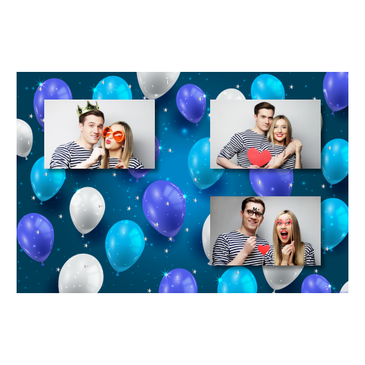 Birthday Balloons + balloons + 419 no frame
