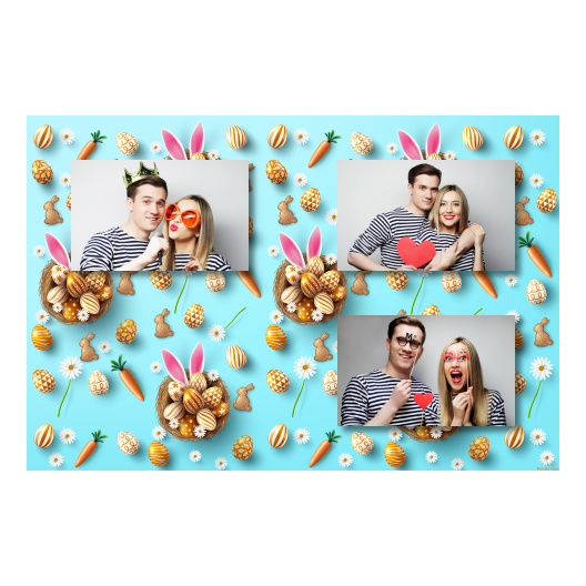 Easter Bunny + easter eggs + 419 no frame