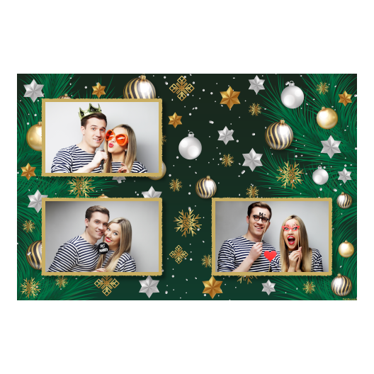 Bożonarodzeniowe gwiazdy + bombki, model 420 złoty Bożonarodzeniowe gwiazdy + bombki, model 420 złoty