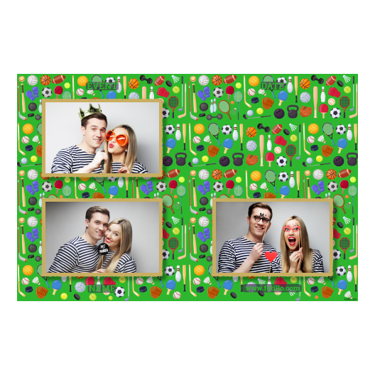 Dzień sportu + wyposażenie + 420 złoty z tekstem Dzień sportu + wyposażenie + 420 złoty z tekstem