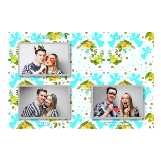 Pierwsza Komunia Święta + Kwiaty, anioły + 420 z tekstem Pierwsza Komunia Święta + Kwiaty, anioły + 420 z tekstem