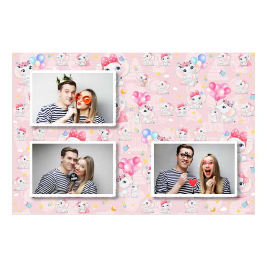 Baby Shower + elephants + 420 white Baby Shower + elephants + 420 white