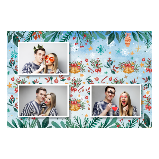 Dzwoneczki świąteczne + dekoracje + 420 biały Dzwoneczki świąteczne + dekoracje + 420 biały