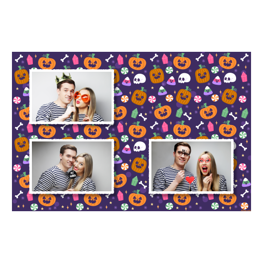 Halloweenowa dynia + kolaż + 420 biały Halloweenowa dynia + kolaż + 420 biały