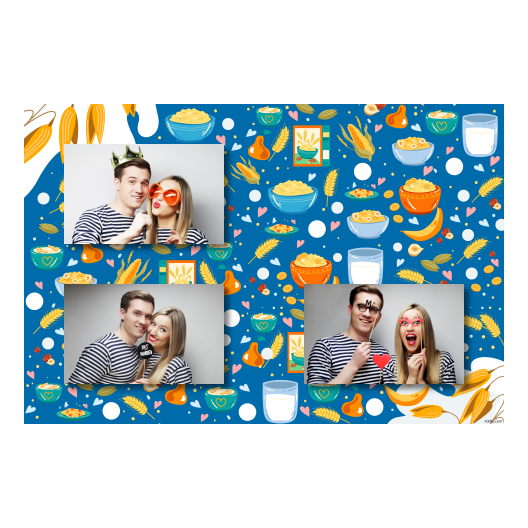 Cereal Day + flakes + model 420 no frame Cereal Day + flakes + model 420 no frame