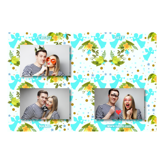 Pierwsza Komunia Święta + Kwiaty, anioły + 420 brak ramki z tekstem Pierwsza Komunia Święta + Kwiaty, anioły + 420 brak ramki z tekstem