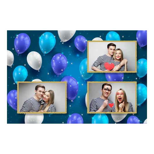 Birthday Balloons + balloons + 421 gold