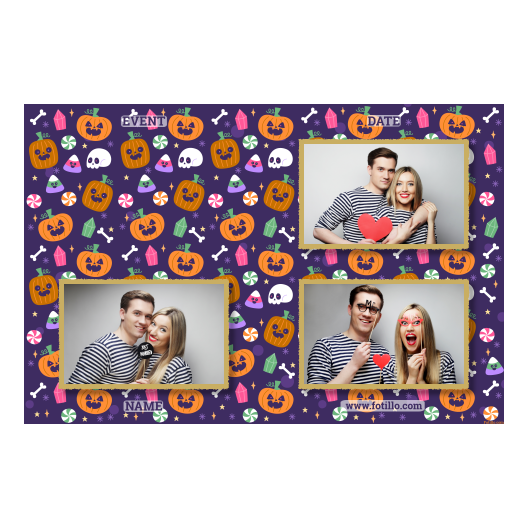 Halloweenowa dynia + kolaż + 421 złoty z tekstem Halloweenowa dynia + kolaż + 421 złoty z tekstem