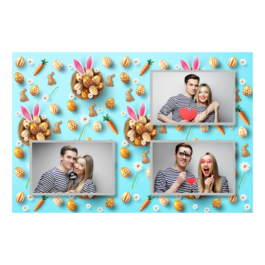 Easter Bunny + easter eggs + 421 silver