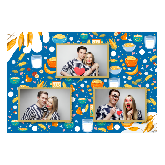 Cereal Day + flakes + model 422 gold Cereal Day + flakes + model 422 gold