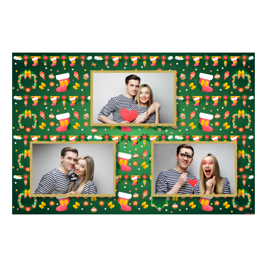 Boże Narodzenie + kwiaty i bombki + 422 złoty Boże Narodzenie + kwiaty i bombki + 422 złoty