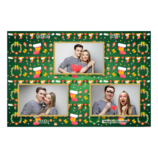 Boże Narodzenie + kwiaty i bombki + 422 złoty z tekstem Boże Narodzenie + kwiaty i bombki + 422 złoty z tekstem