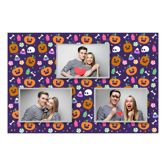 Halloweenowa dynia + kolaż + 422 Halloweenowa dynia + kolaż + 422