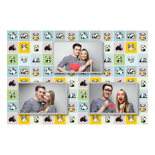 Panda's Day + collage + 422 silver Panda's Day + collage + 422 silver