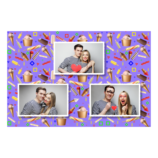 Dzień Lodów + kolaż + 422 biały Dzień Lodów + kolaż + 422 biały