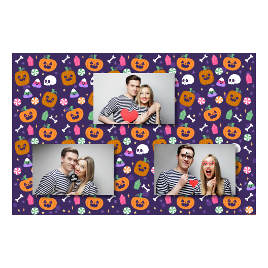 Halloweenowa dynia + kolaż + 422 brak ramki Halloweenowa dynia + kolaż + 422 brak ramki