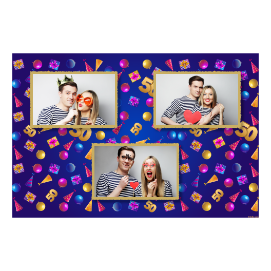 Pięćdziesiątka + balony i prezenty + 423 złoty