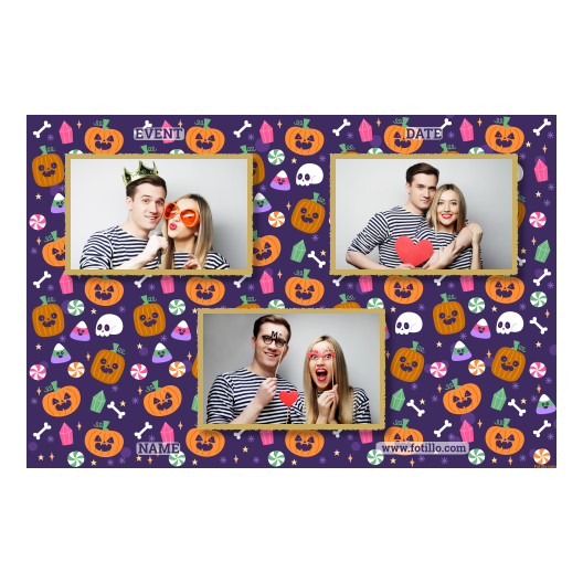 Halloweenowa dynia + kolaż + 423 złoty z tekstem Halloweenowa dynia + kolaż + 423 złoty z tekstem