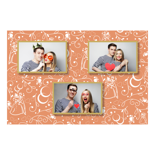 Wedding Photo + hearts + 423 gold Wedding Photo + hearts + 423 gold