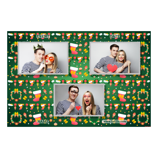 Boże Narodzenie + kwiaty i bombki + 423 z tekstem Boże Narodzenie + kwiaty i bombki + 423 z tekstem