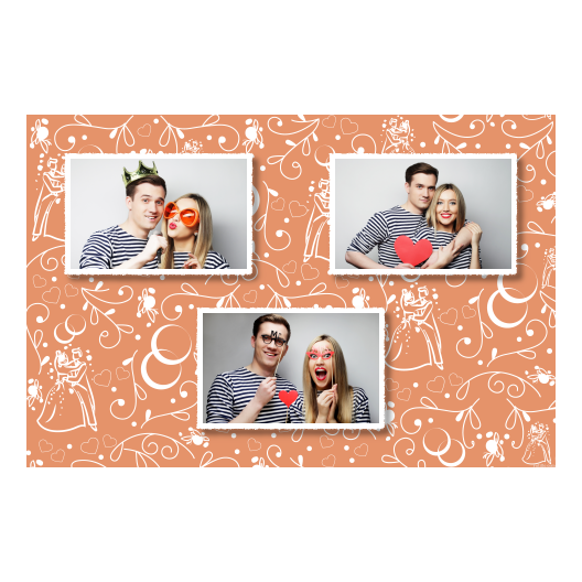 Wedding Photo + hearts + 423 white Wedding Photo + hearts + 423 white