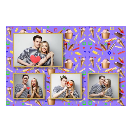 Dzień Lodów + kolaż + 424 złoty Dzień Lodów + kolaż + 424 złoty