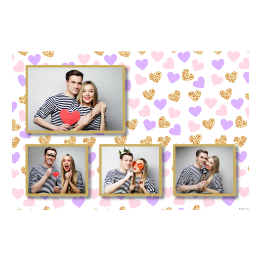 Miłość + serduszka + 424 złoty Miłość + serduszka + 424 złoty