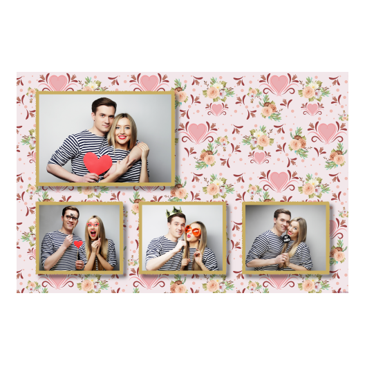 Wesele + kwiaty i serca + 424 złoty Wesele + kwiaty i serca + 424 złoty