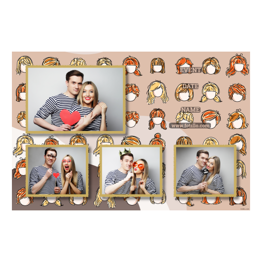 Ddzień peruki 424 złoty z podpisem