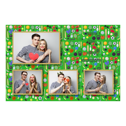 Dzień sportu + wyposażenie + 424 złoty z tekstem Dzień sportu + wyposażenie + 424 złoty z tekstem