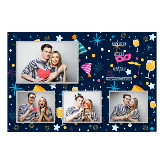 Przyjęcie sylwestrowe + Fajerwerki, gwiazdy + 424 z tekstem Przyjęcie sylwestrowe + Fajerwerki, gwiazdy + 424 z tekstem