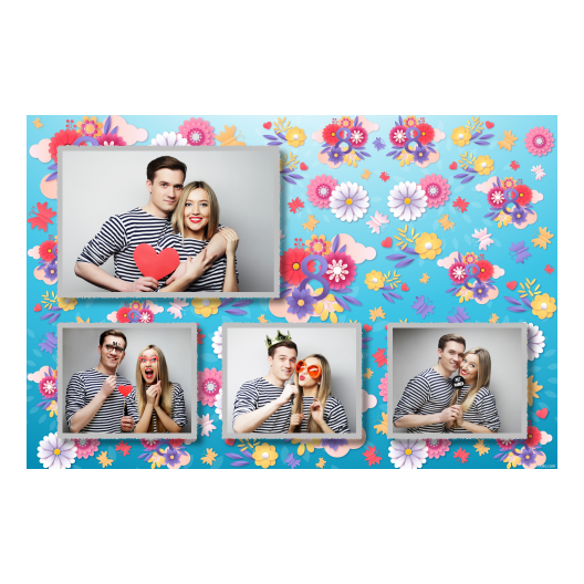 Women's Holiday + flowers + 424 silver