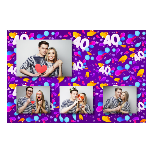 40th Birthday Party + hearts 40th Birthday Party + hearts