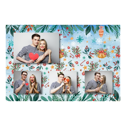 Dzwoneczki świąteczne + dekoracje + 424 brak ramki Dzwoneczki świąteczne + dekoracje + 424 brak ramki