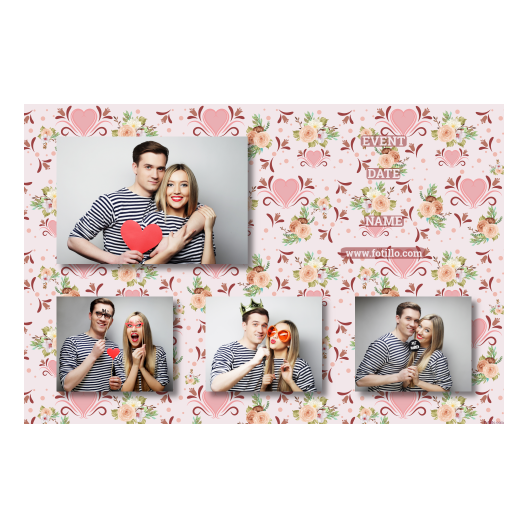 Wesele + kwiaty i serca + 424 brak ramki z tekstem Wesele + kwiaty i serca + 424 brak ramki z tekstem