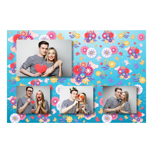 Women's Holiday + flowers + 424 no frame