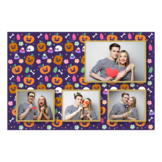 Halloweenowa dynia + kolaż + 425 złoty Halloweenowa dynia + kolaż + 425 złoty