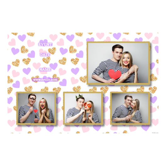 Miłość + serduszka + 425 złoty z tekstem Miłość + serduszka + 425 złoty z tekstem