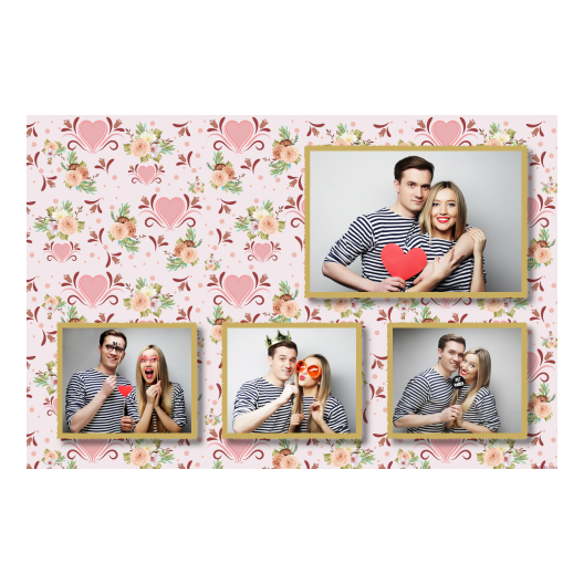 Wesele + kwiaty i serca + 425 złoty Wesele + kwiaty i serca + 425 złoty