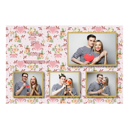 Wesele + kwiaty i serca + 425 złoty z tekstem Wesele + kwiaty i serca + 425 złoty z tekstem