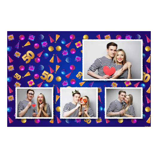 Pięćdziesiątka + balony i prezenty + 425 Pięćdziesiątka + balony i prezenty + 425